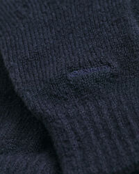 Ribgebreide handschoenen van zacht gemengd garen