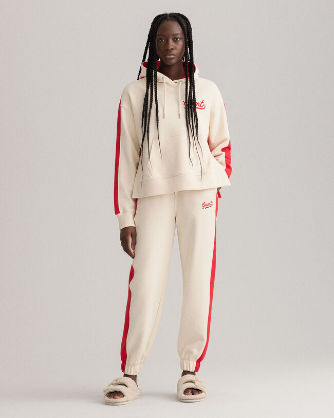 Hoodie met kleurblok