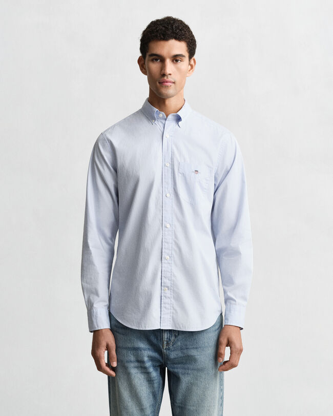 Regular Fit Classic overhemd van poplin