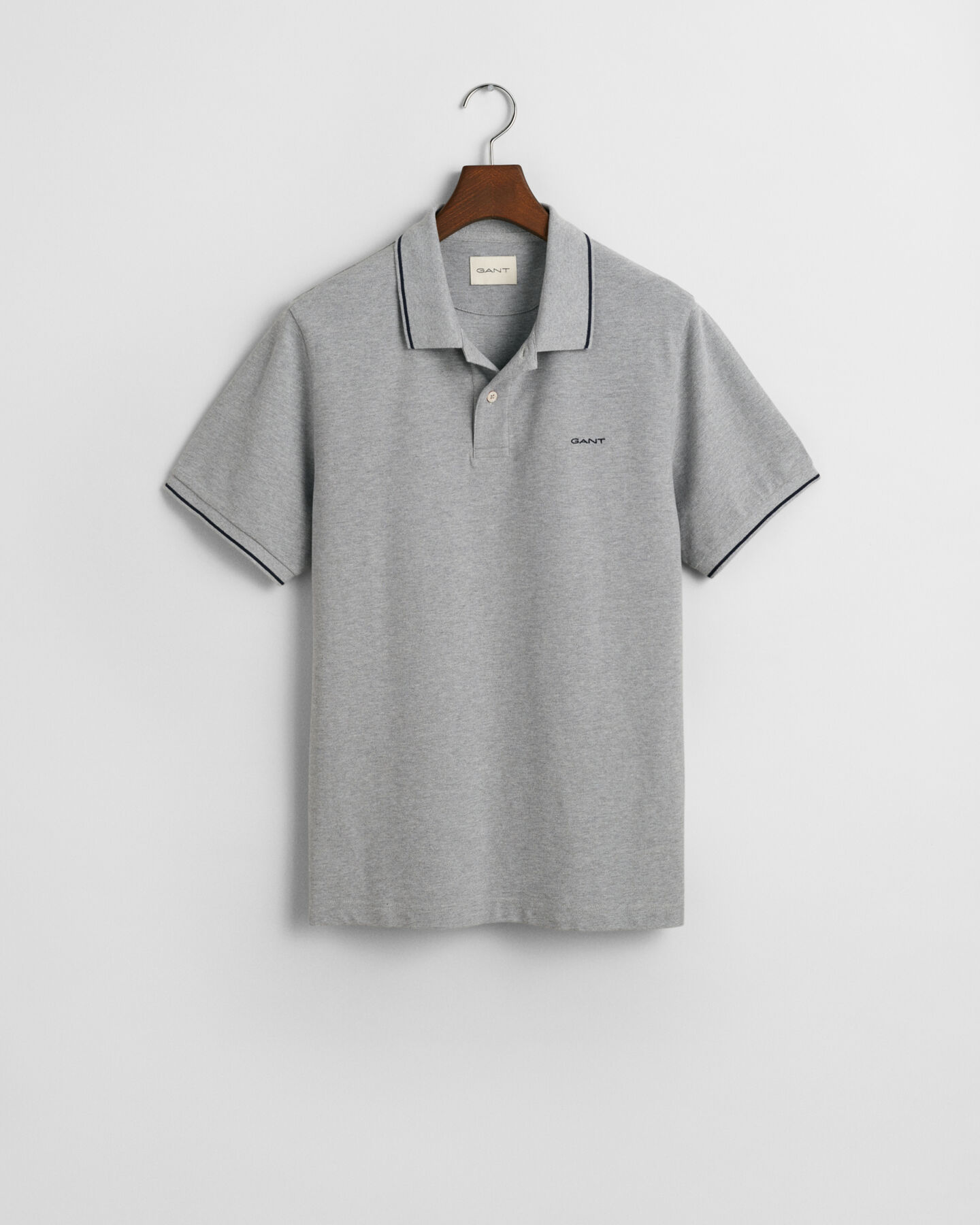 Piqué poloshirt met randdetails