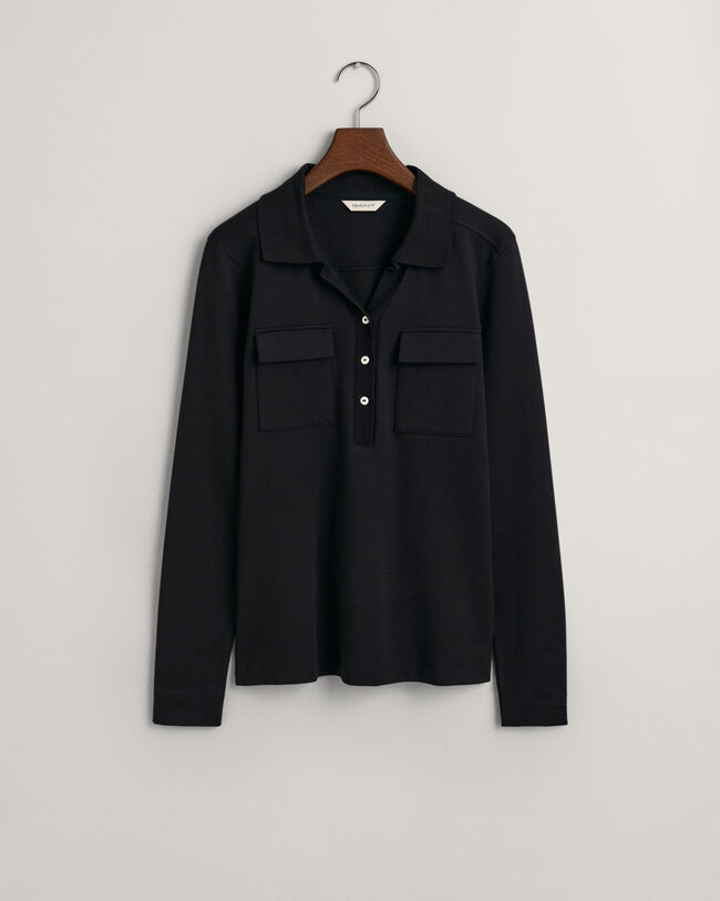 Slim Fit poloshirt van jersey