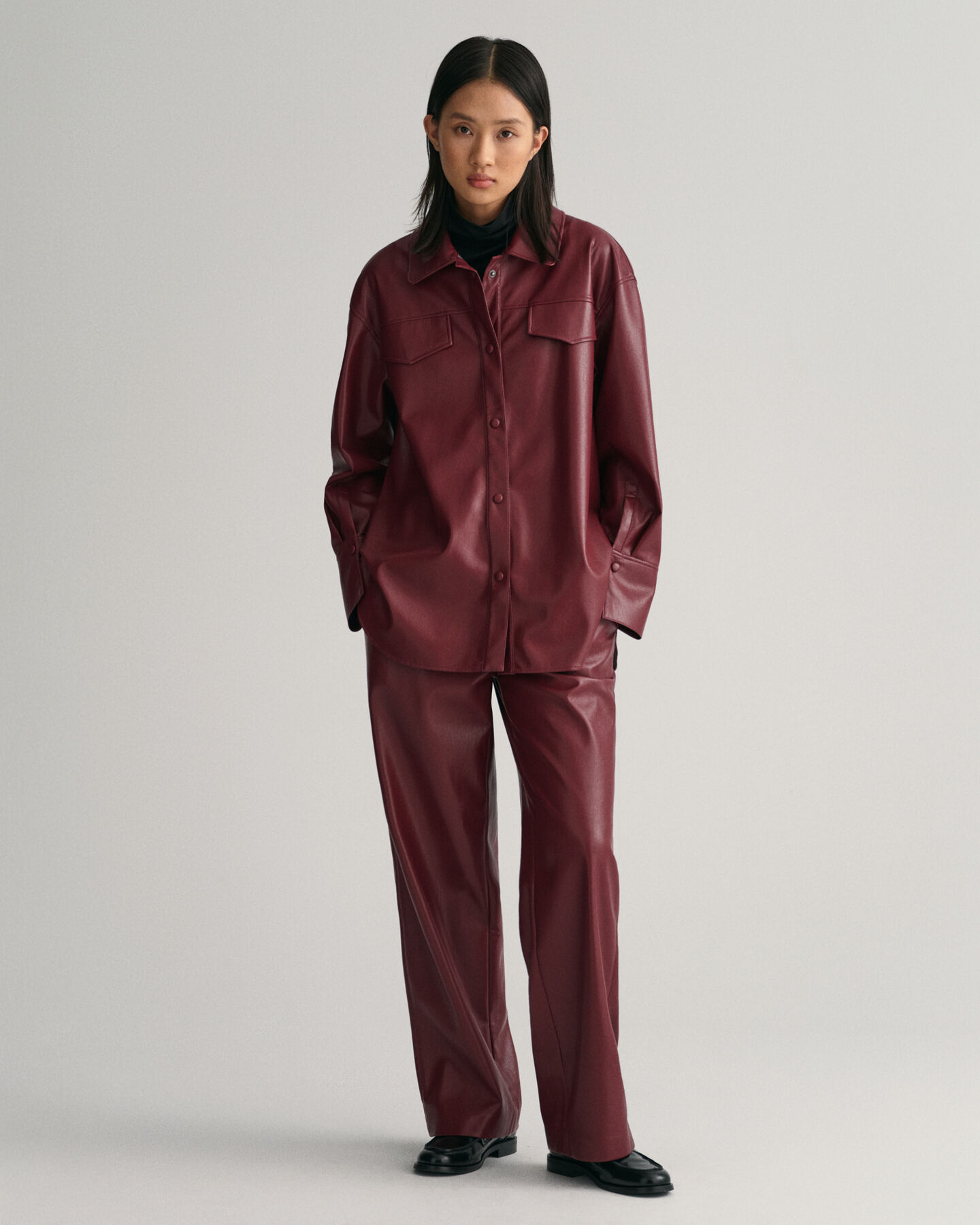 Kunstleren overshirt