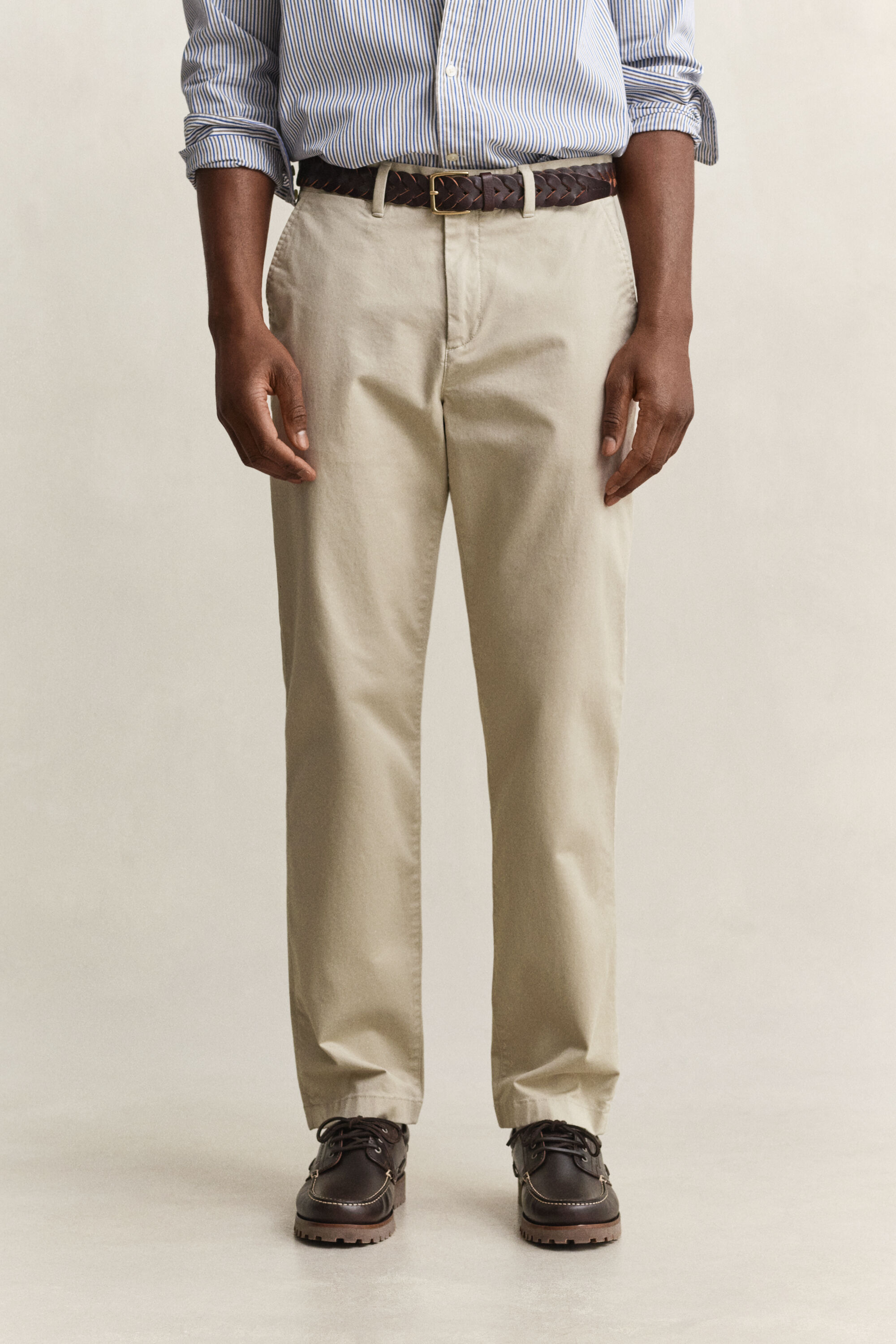 Klassieke chino met normale pasvorm