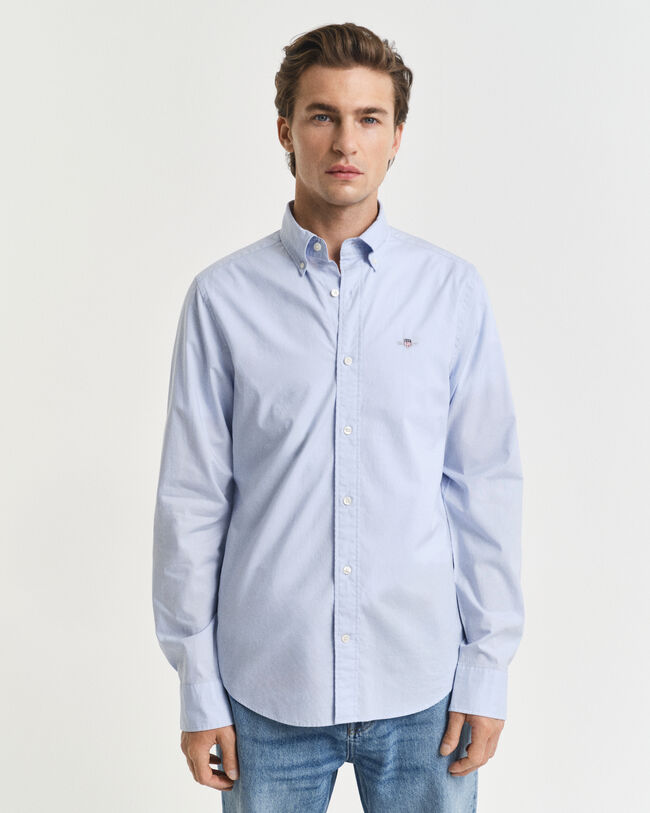 Slim Fit Classic overhemd van poplin