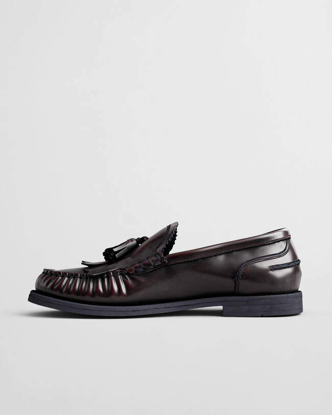 Gracelyn leren loafers