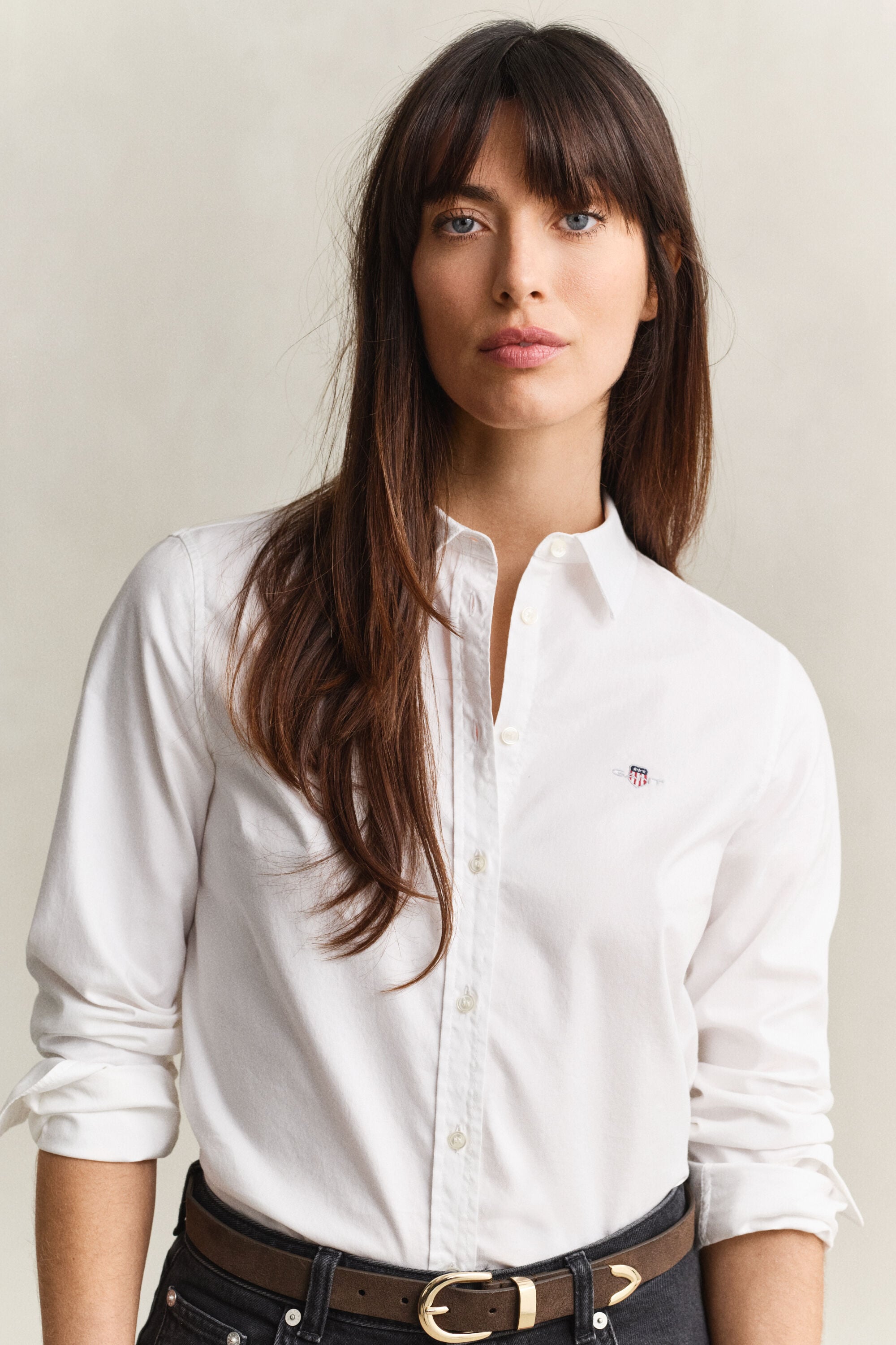 Classic Slim Oxford-overhemd met stretch