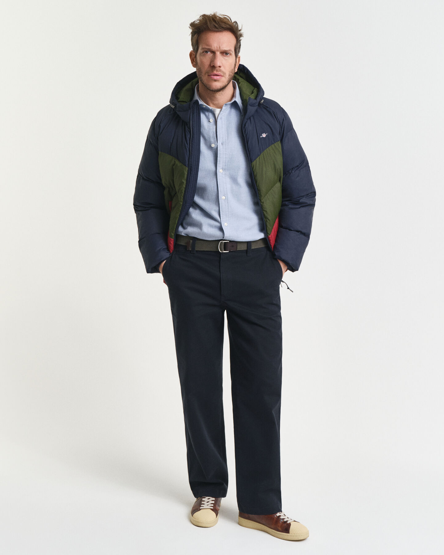 Regular Fit gemêleerd flanellen overhemd