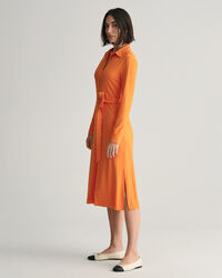 Slim Fit jersey overhemdjurk