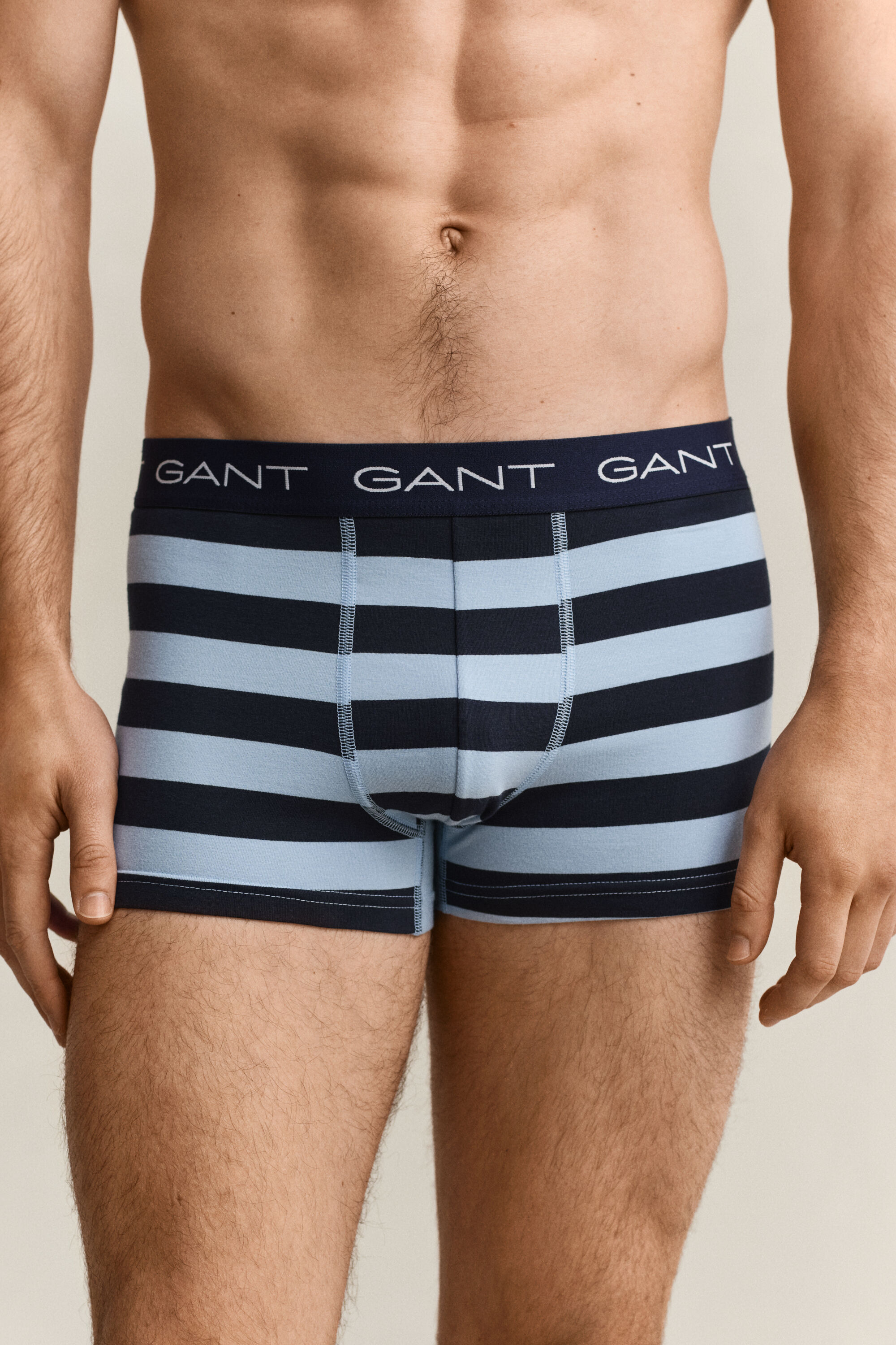 Set van drie gestreepte boxershorts
