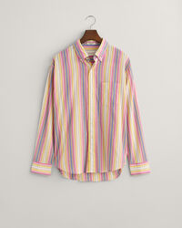Relaxed Fit overhemd met veelkleurige strepen