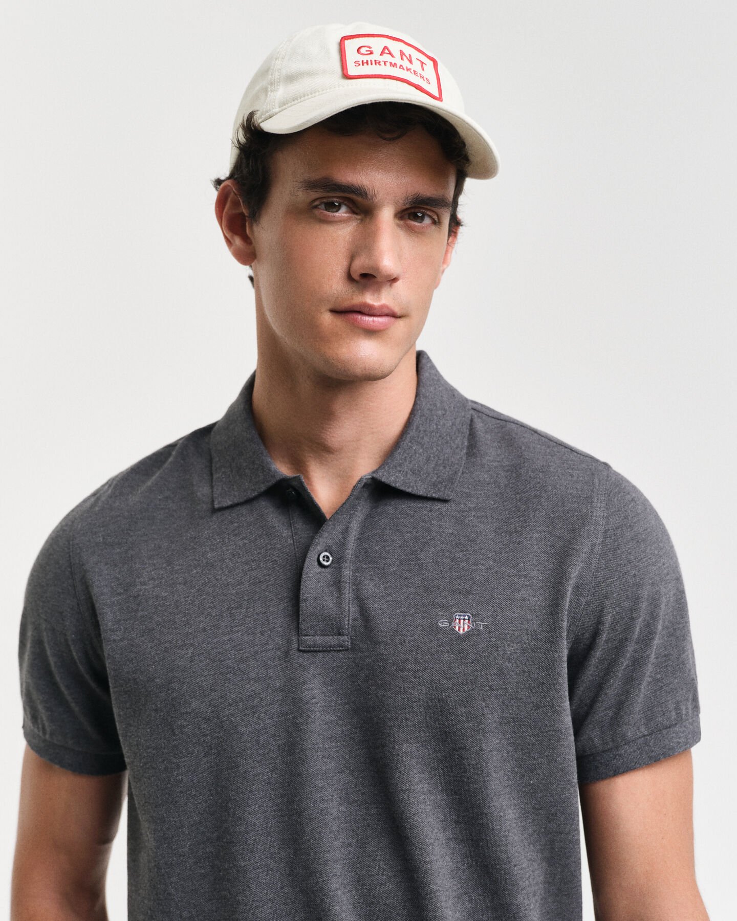 Regular Fit Shield piqué poloshirt