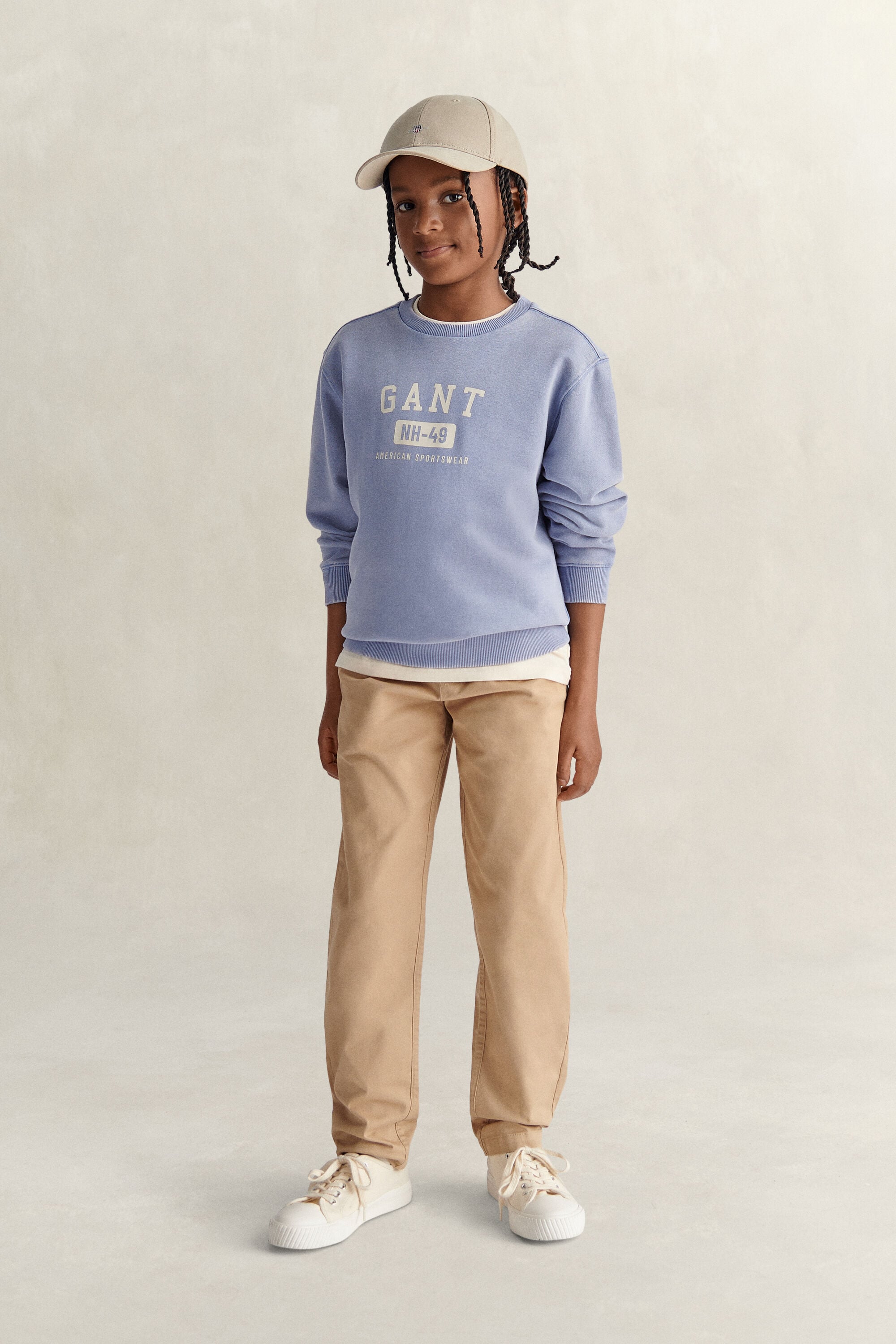 Teen Boys chino met trekkoordje