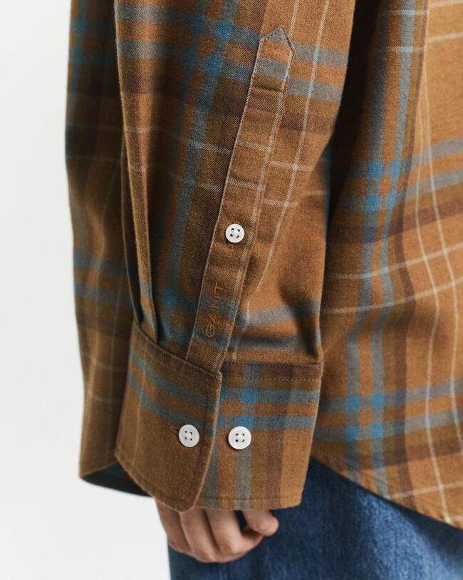 Oversized geruit overhemd