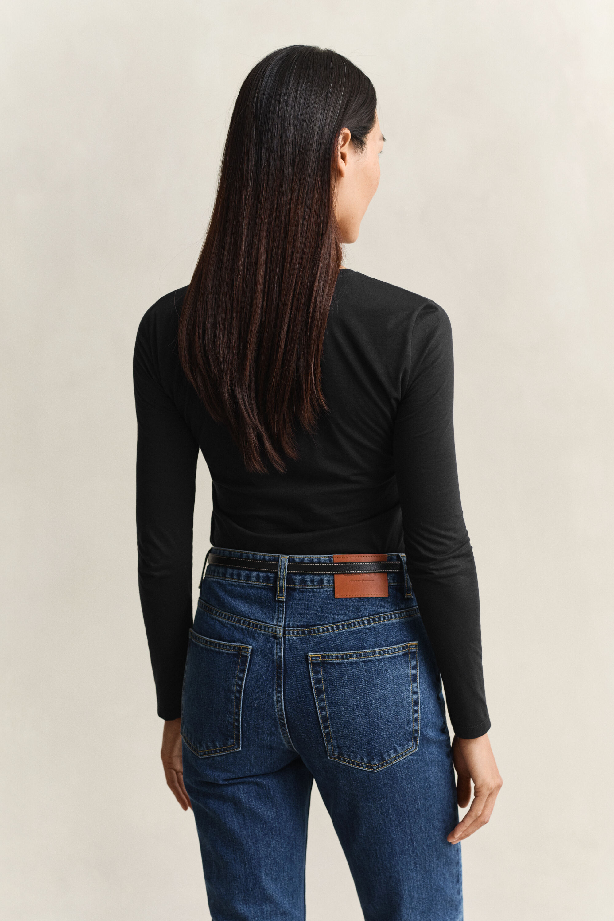 Katoenen T-shirt met lange mouwen