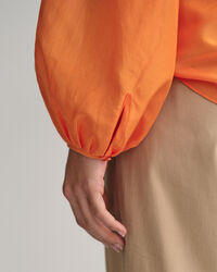 Relaxed Fit blouse van katoen en zijde