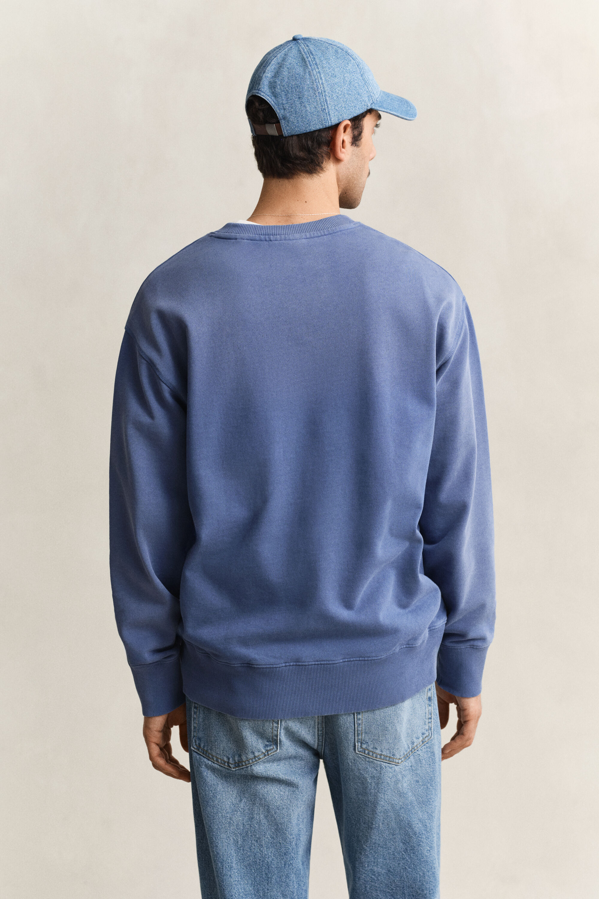 Sweatshirt met spray-afbeelding