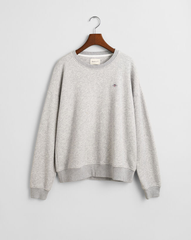 Shield sweatshirt met ronde hals