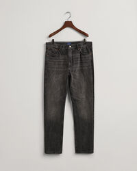 Hayes Slim Fit jeans met vintage wassing