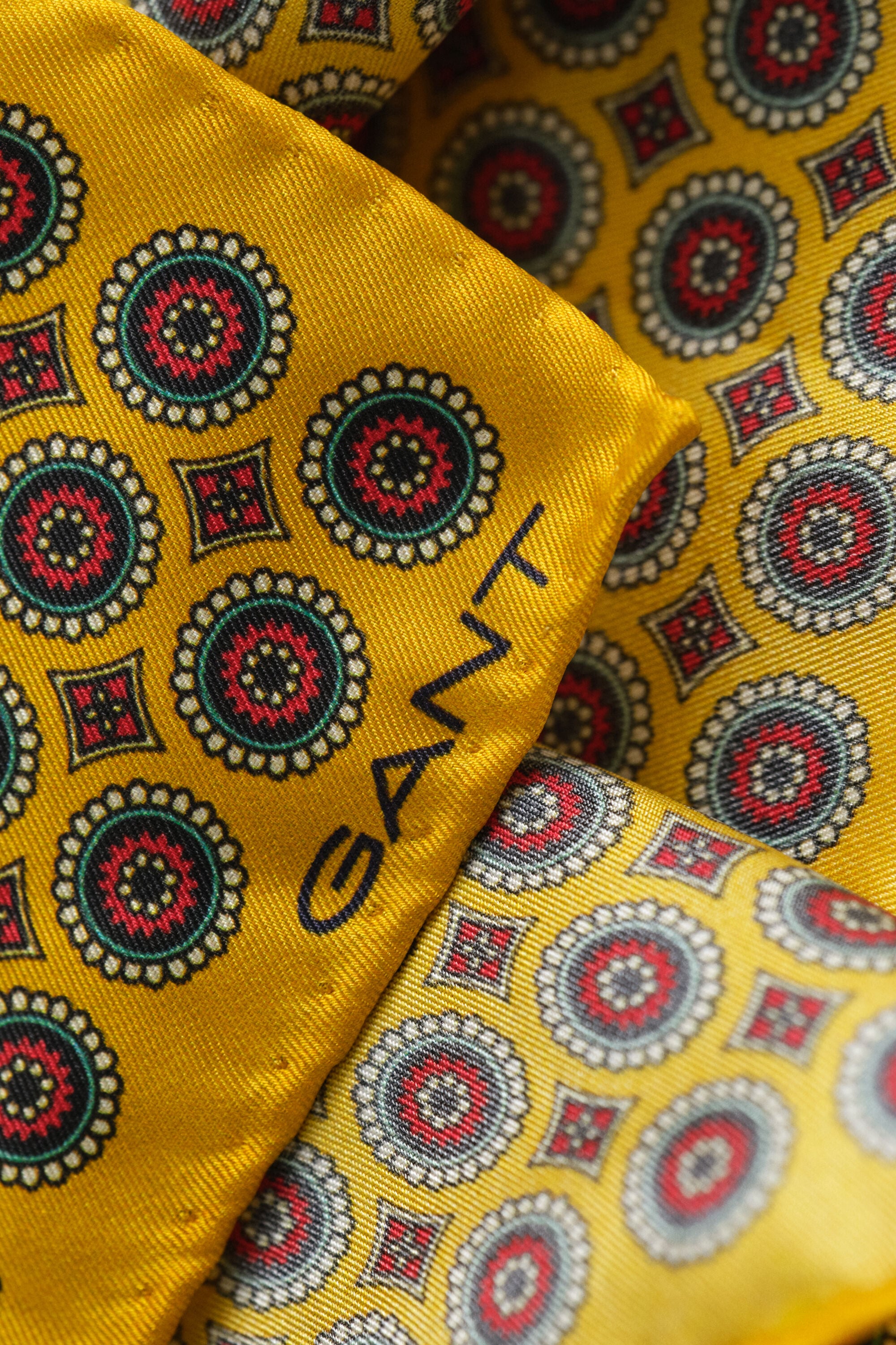 Pochet met Foulard-print