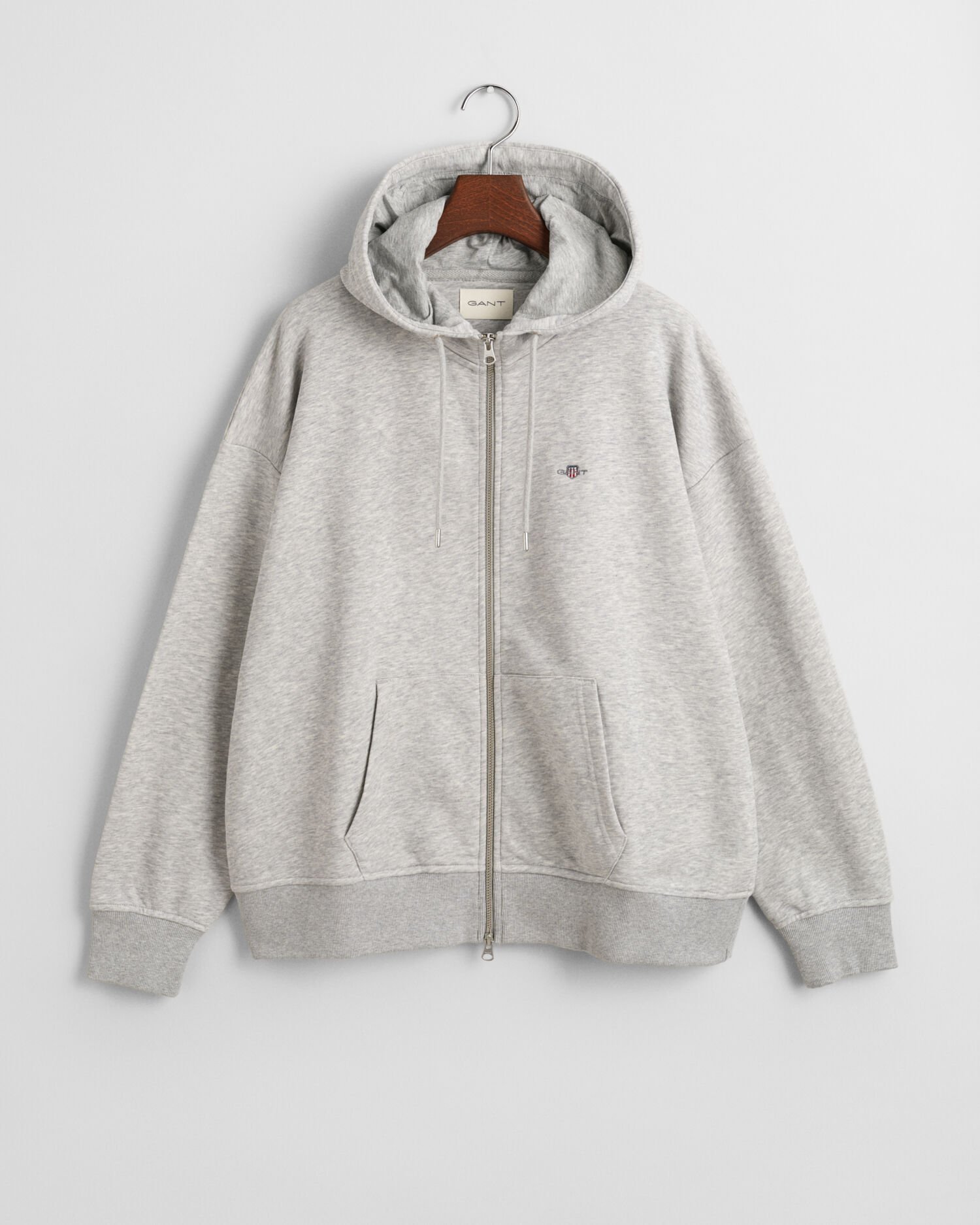 Shield hoodie met ritssluiting