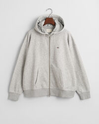 Shield hoodie met ritssluiting