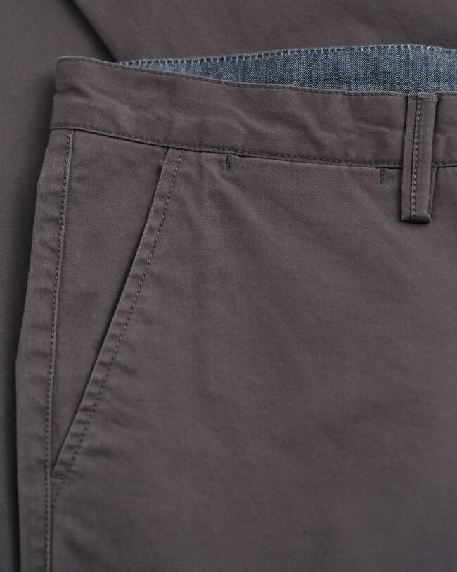 Slim Fit chino van keperstof