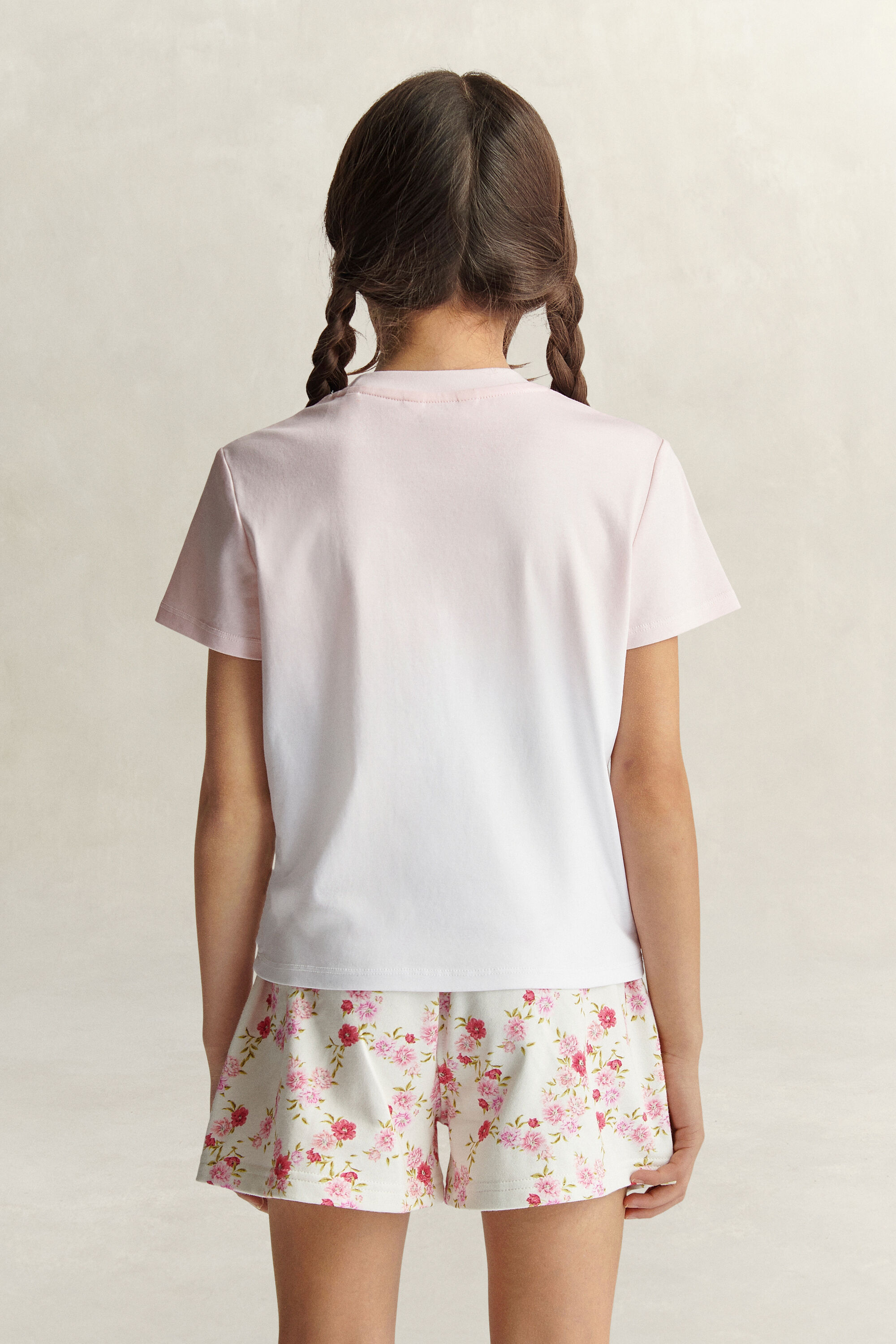 Teen Girls Floral Graphic T-shirt