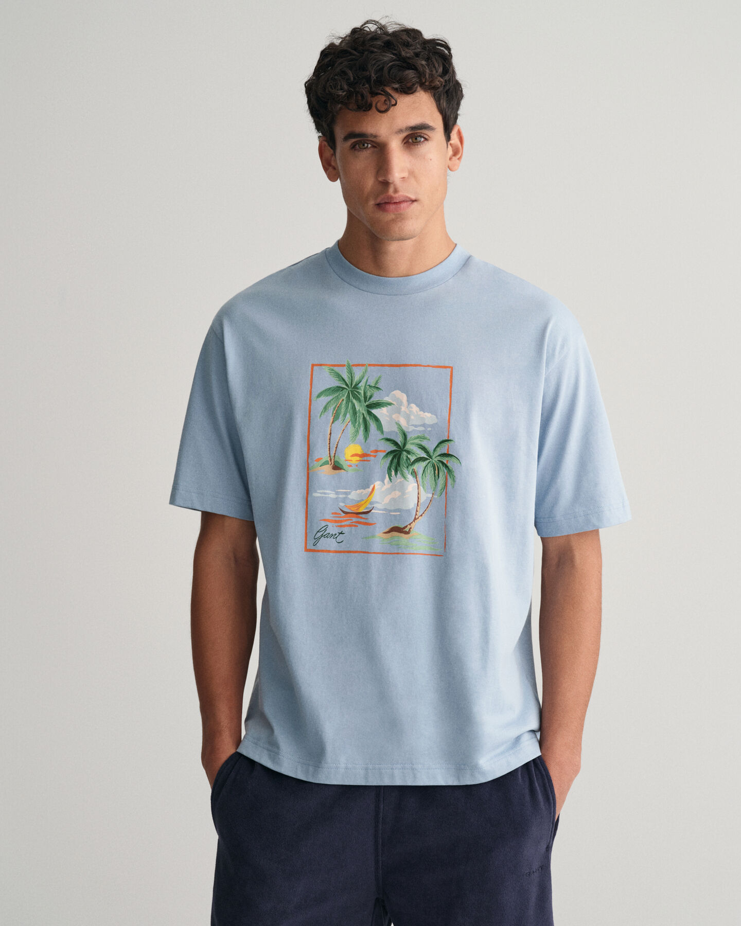 Hawaiian Print T-shirt