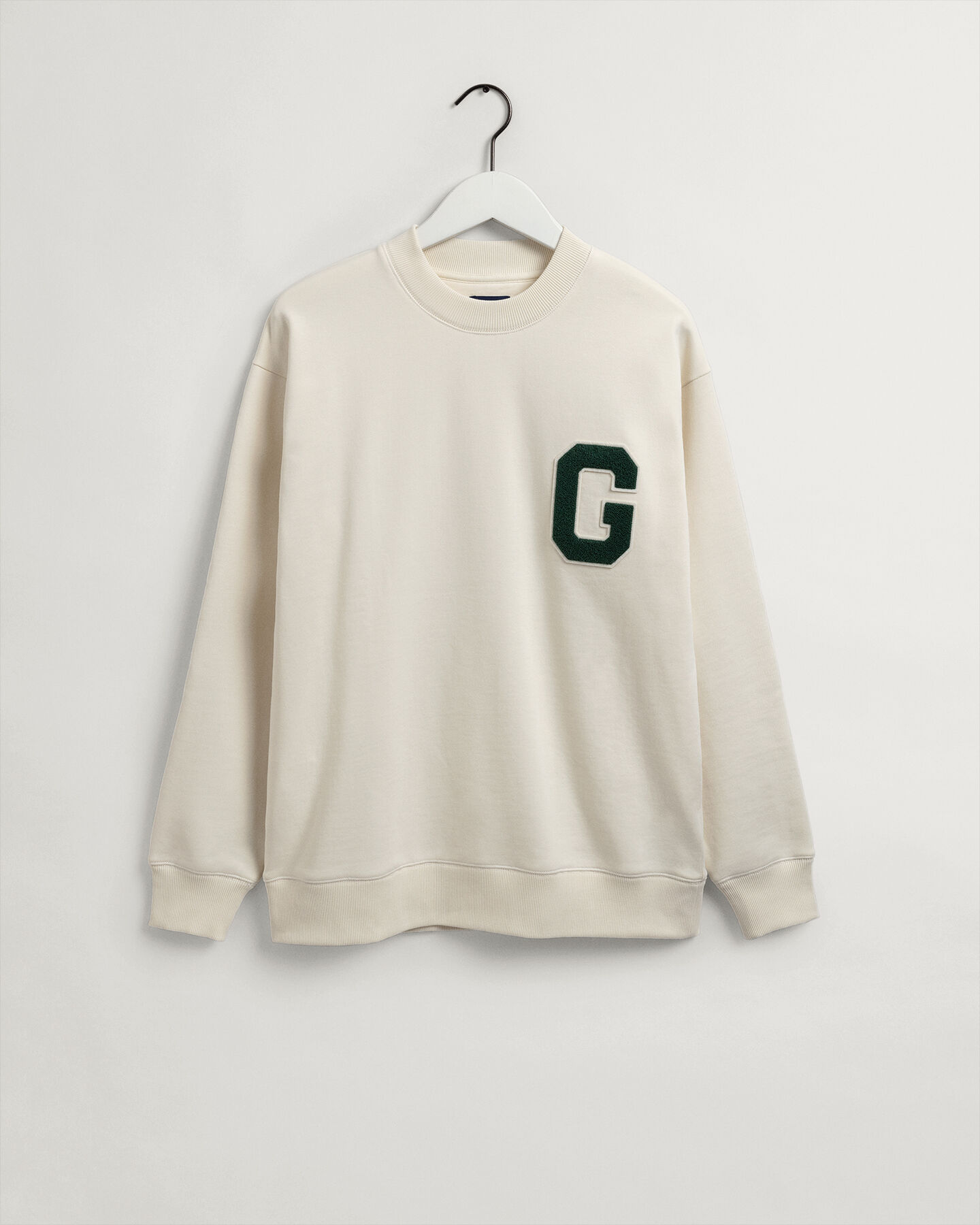 Collegiate G sweater met ronde hals