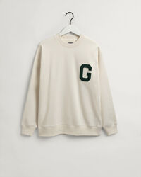 Collegiate G sweater met ronde hals