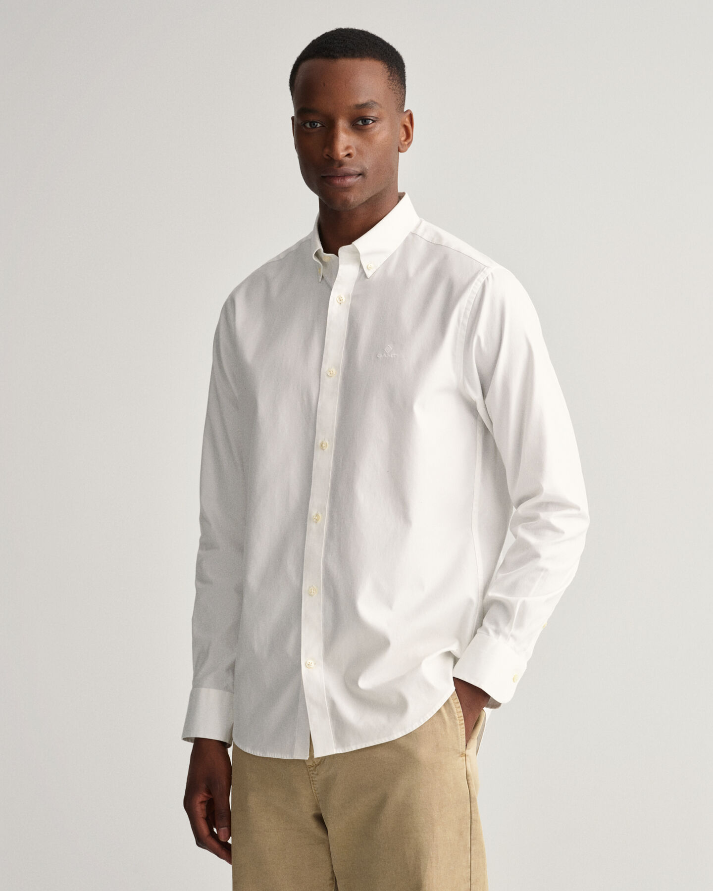 Regular Fit Pinpoint Oxford-overhemd