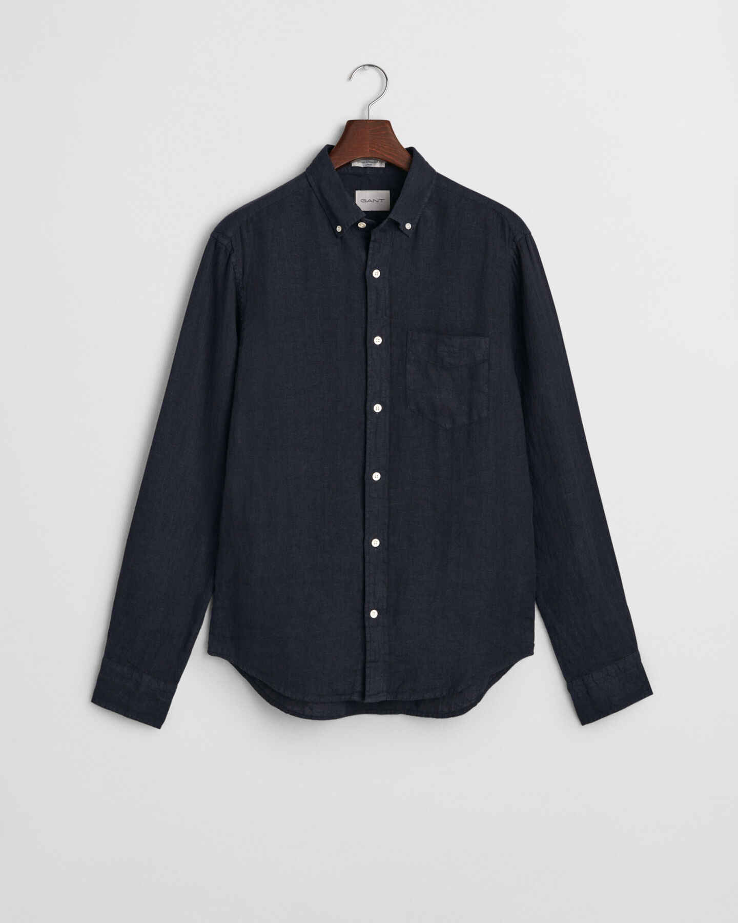 Regular Fit speciaal geverfd linnen overhemd