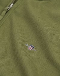 Teens Shield katoenen sweater met korte rits