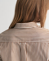 Regular Fit Classic overhemd met strepen van poplin