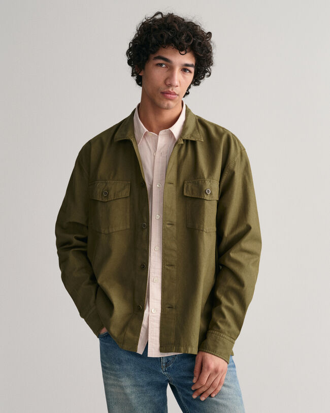 Licht Twill overshirt