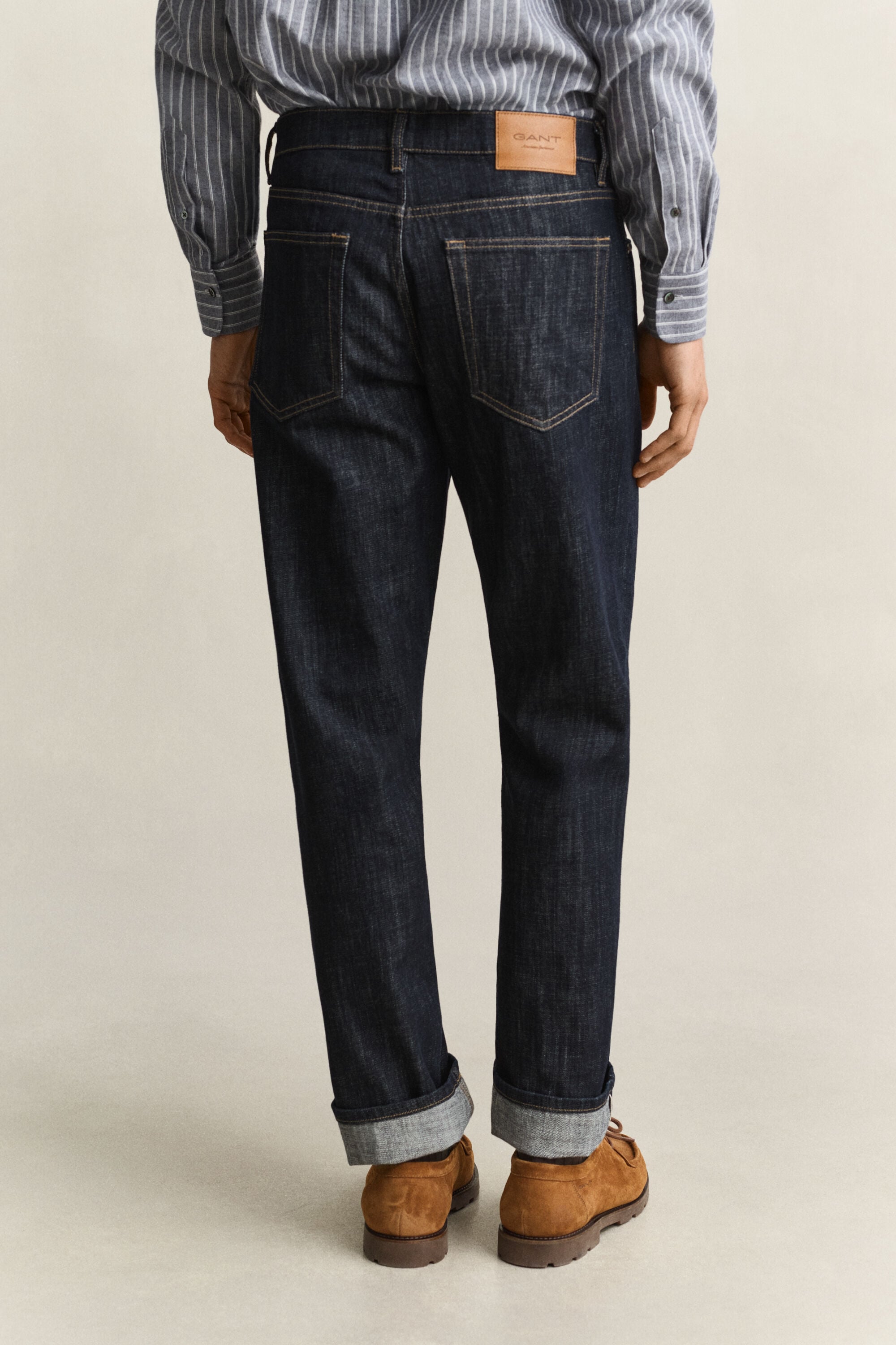 Jeans met zelfkant