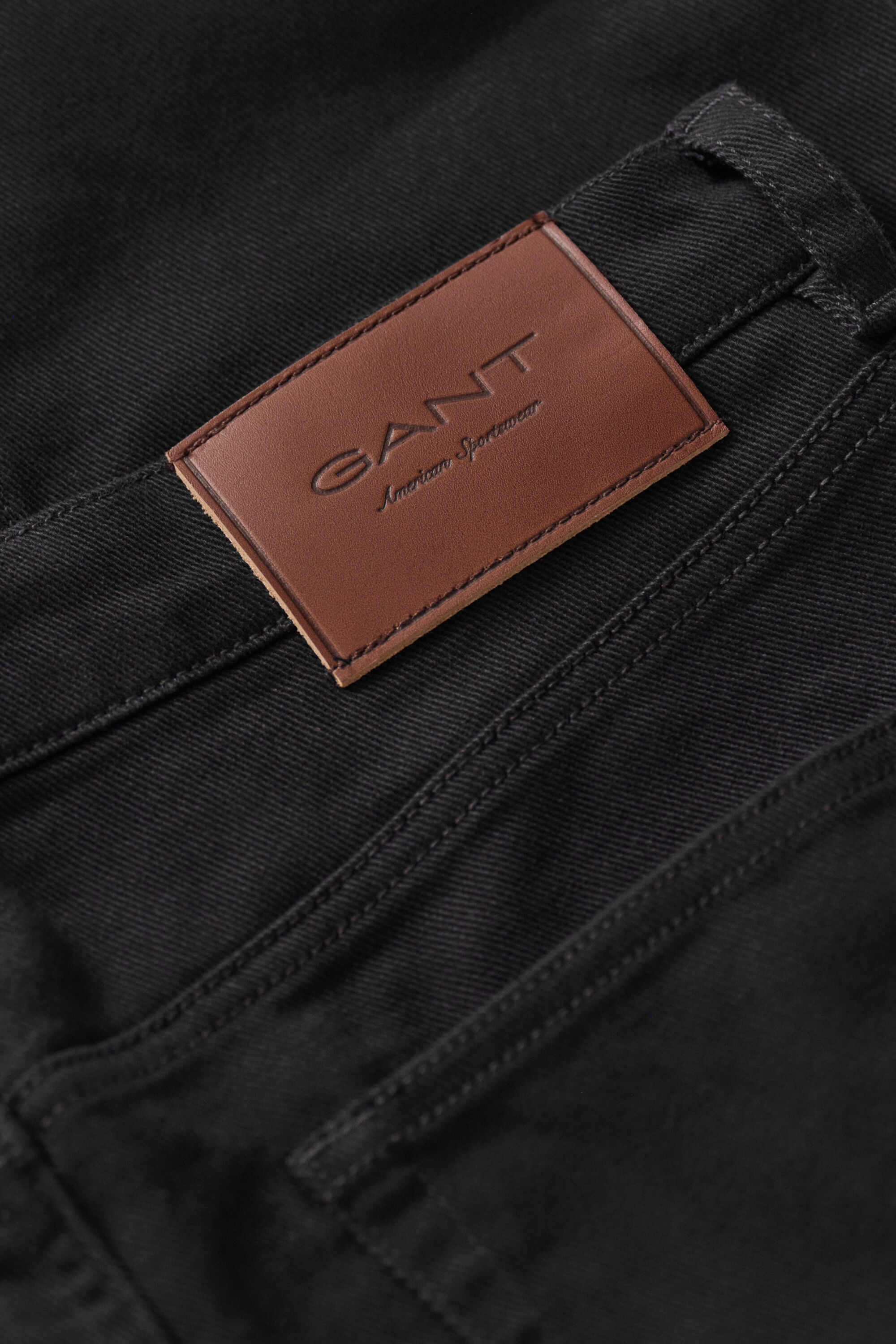 Slim Fit jeans van keperstof