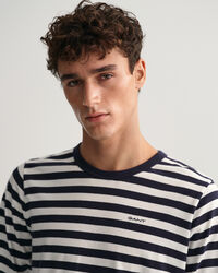 T-shirt met strepen en lange mouwen