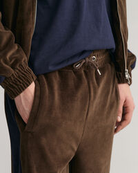 Velours trainingsbroek