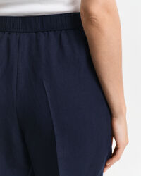 Relaxed Fit Pull-On short van linnenmix