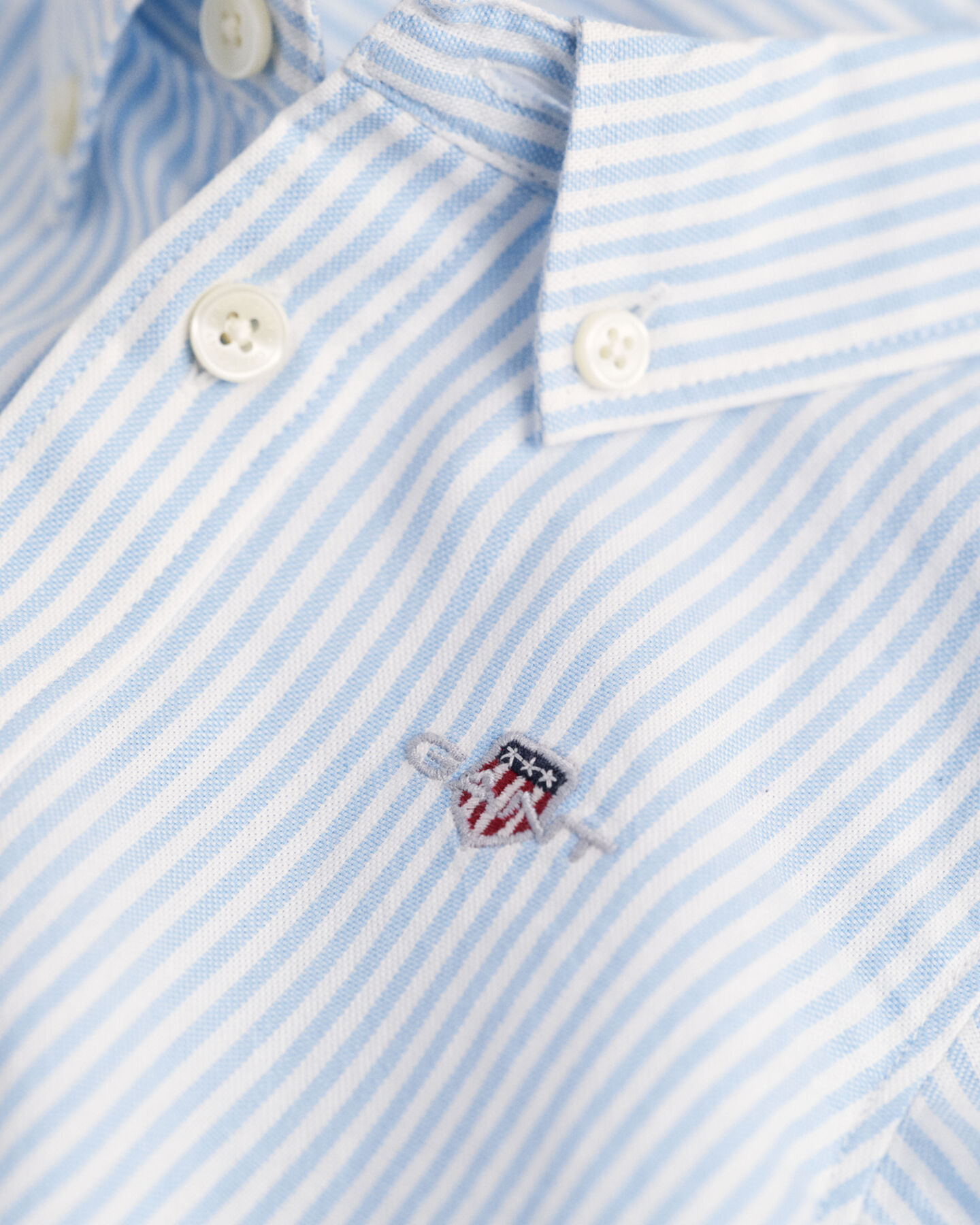 Baby gestreept Oxford-overhemd