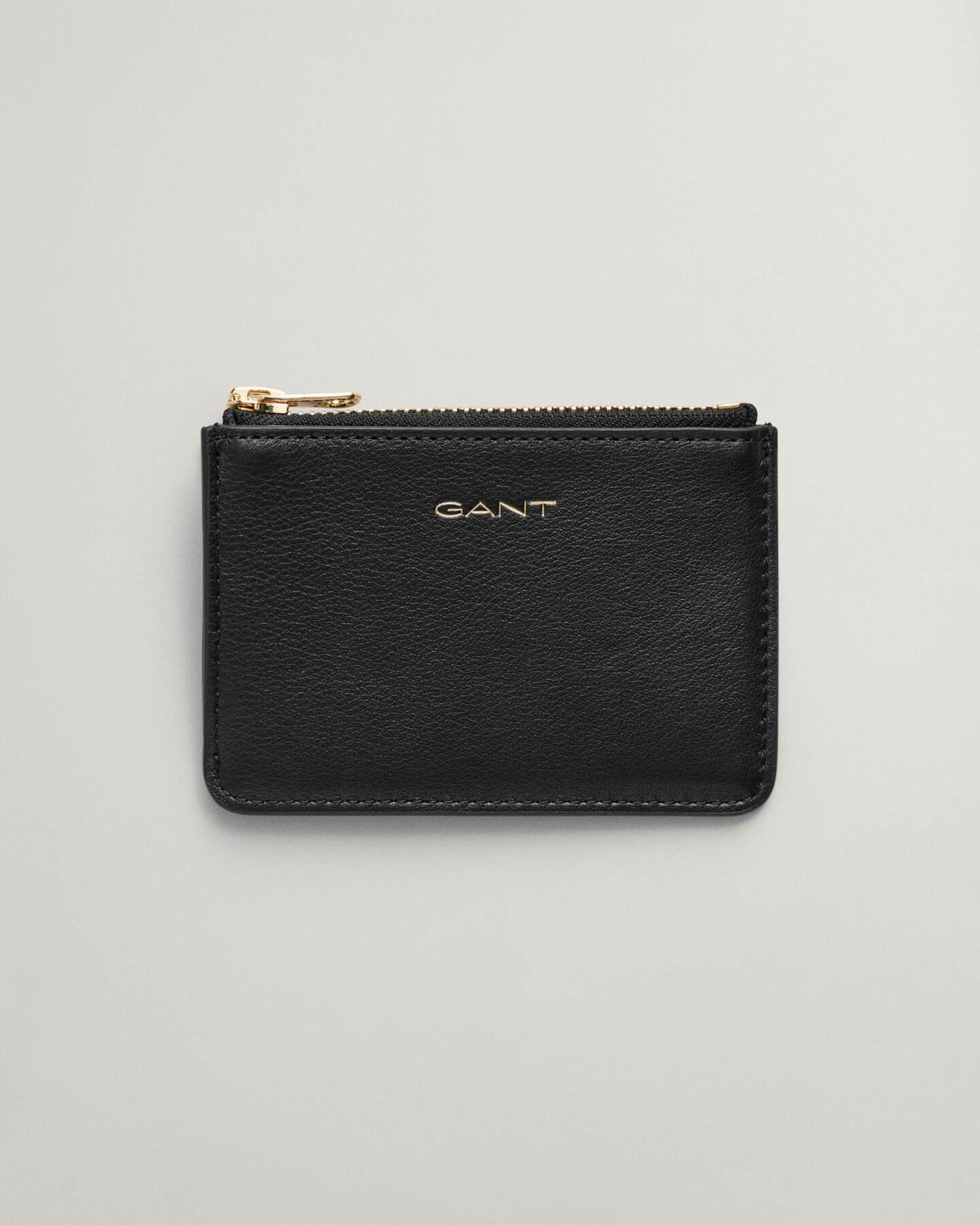 Leren zakje met rits