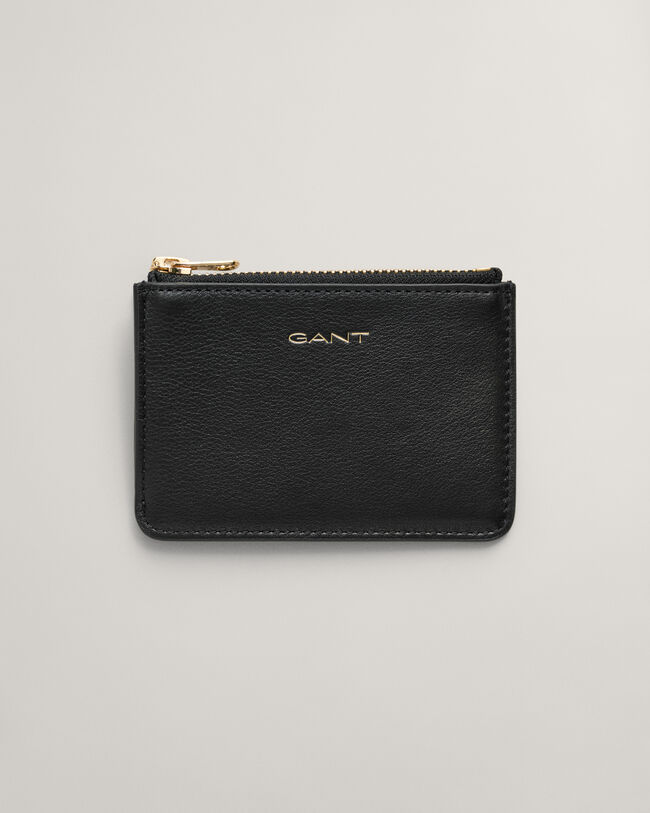 Leren zakje met rits