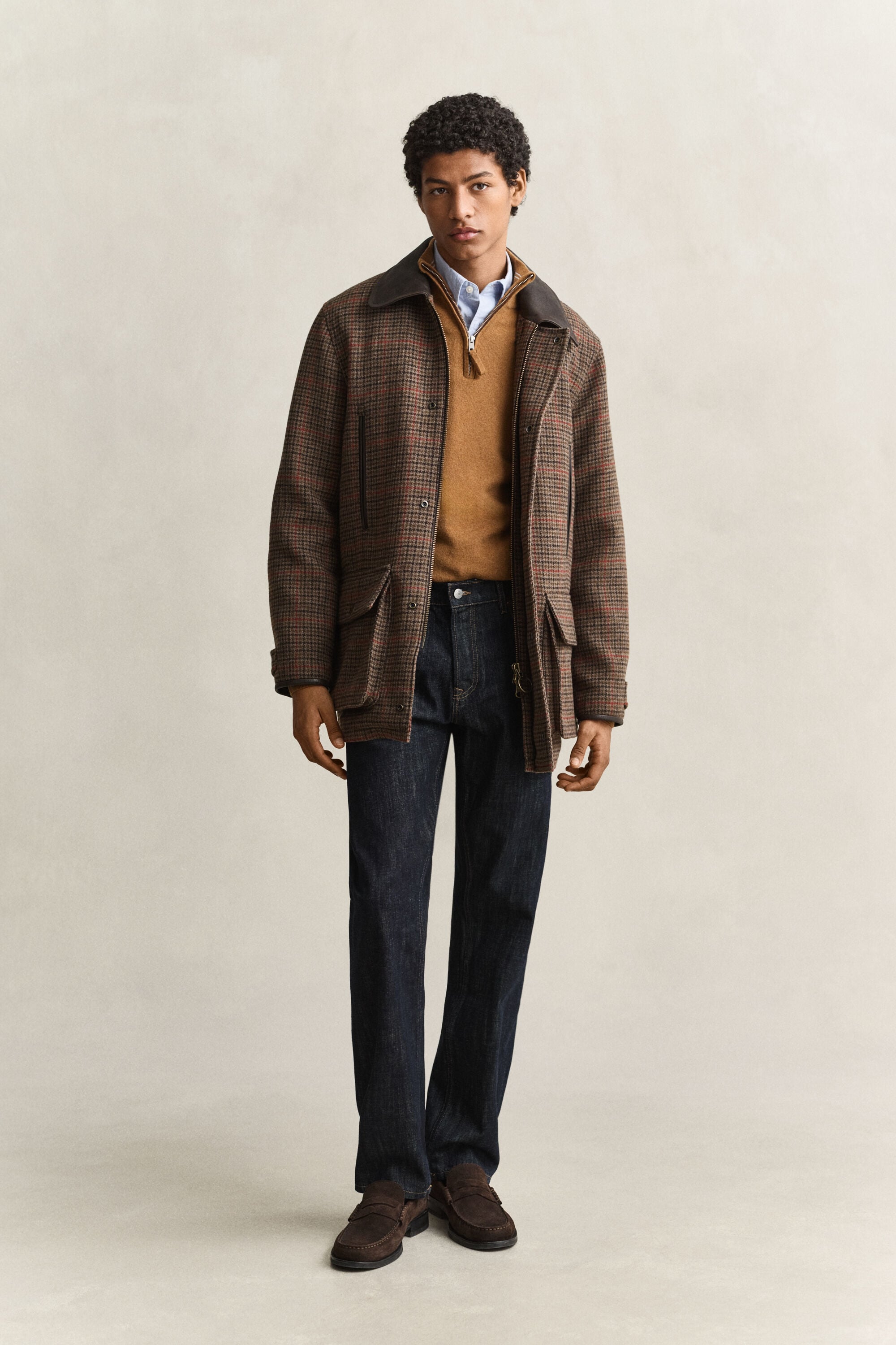 Decker-jack van Britse tweed