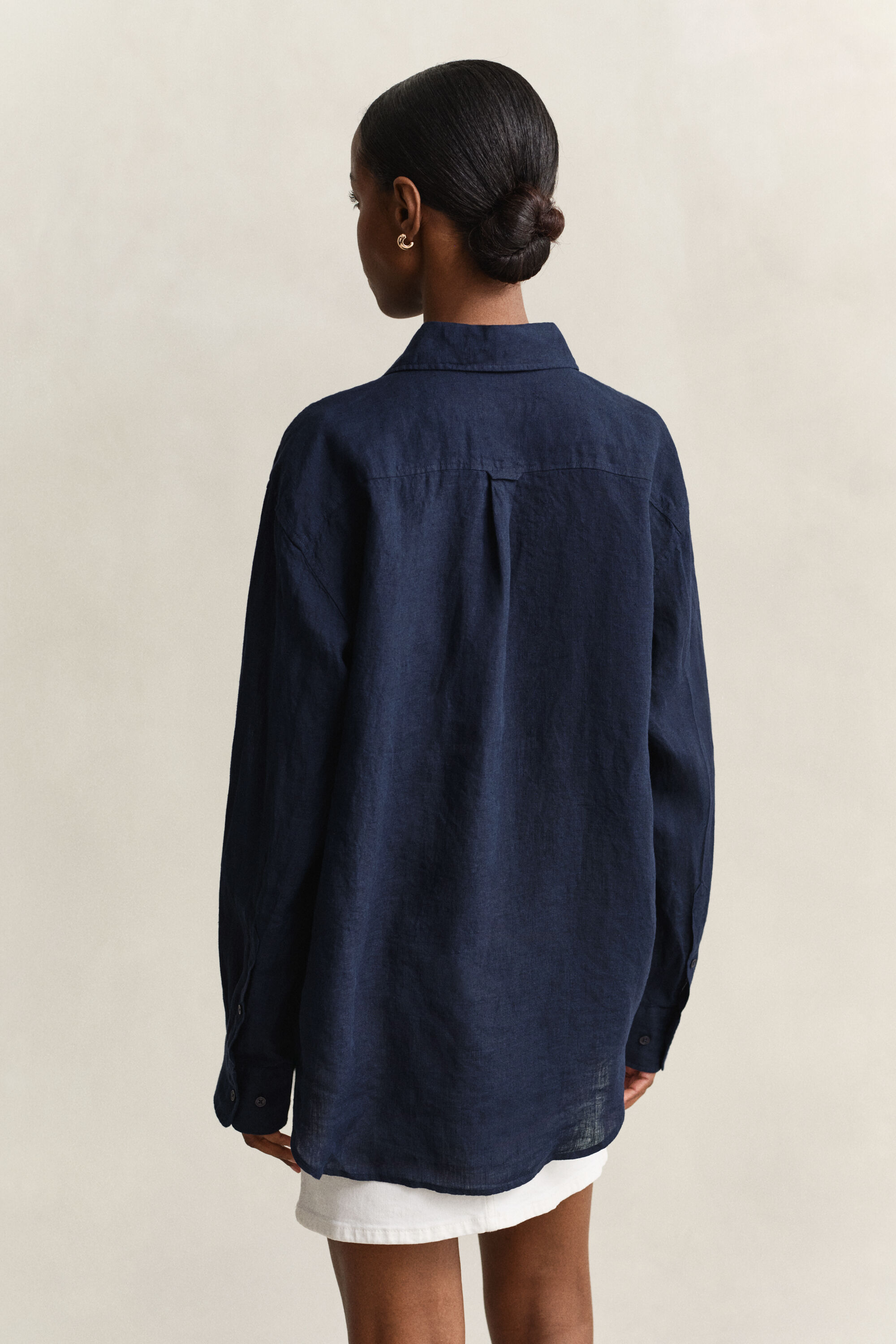 Relaxed Fit linnen blouse