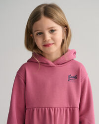 Girls GANT USA gelaagde hoodiejurk