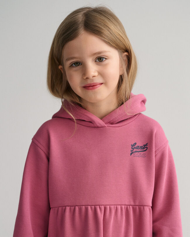 Girls GANT USA gelaagde hoodiejurk