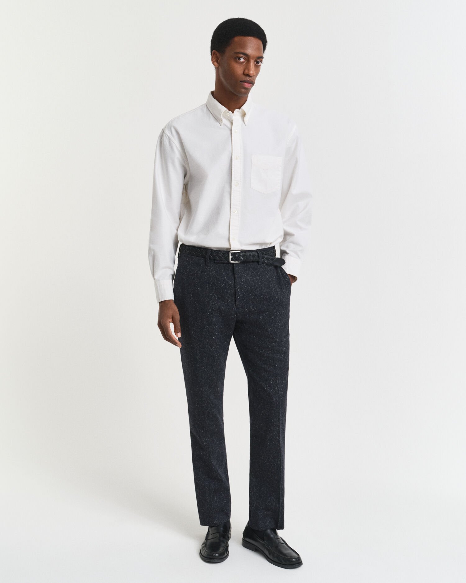 Slim Fit Donegal kostuumbroek