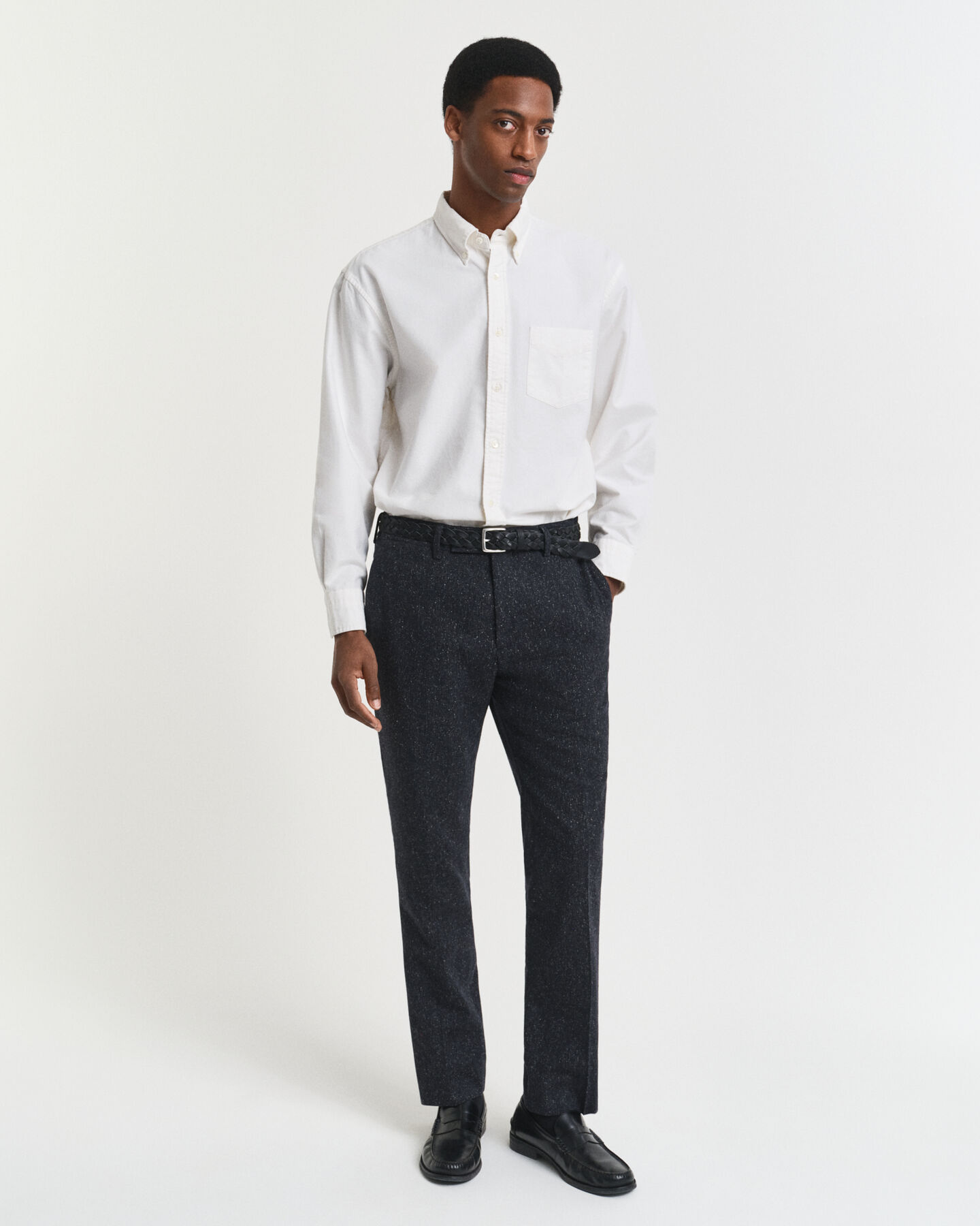 Slim Fit Donegal kostuumbroek