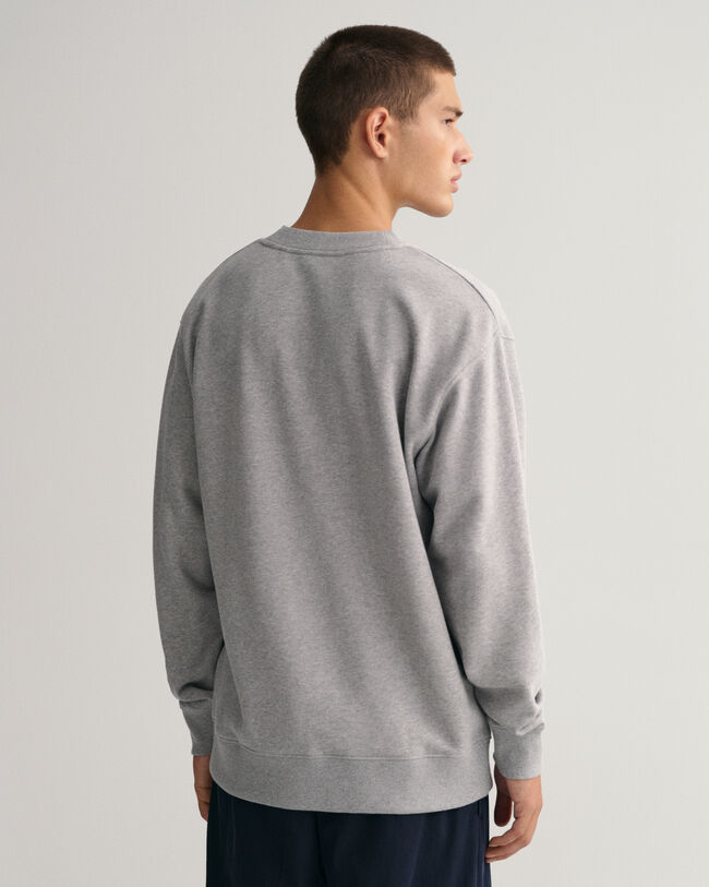 Retro Crest sweatshirt met ronde hals